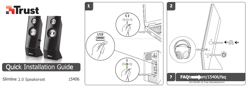 Página 1 del manual Manual de usuario Trust SP-2420