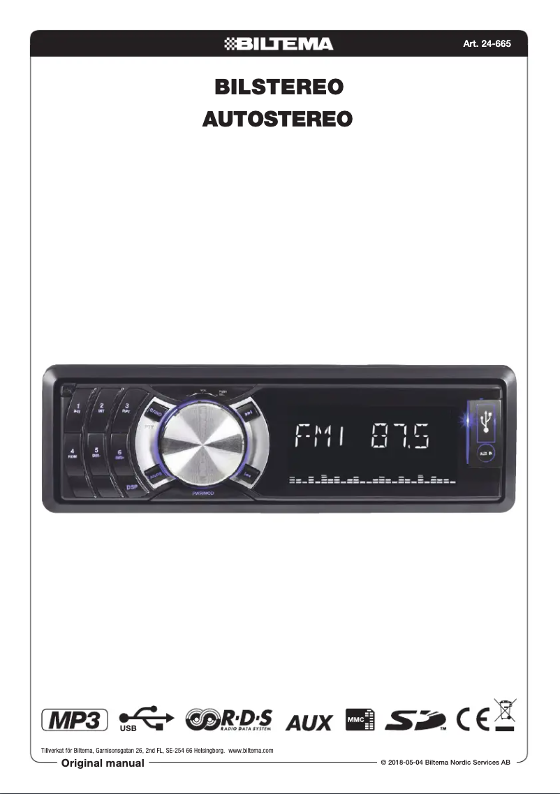 Imagen de la primera página del manual del dispositivo 24-665