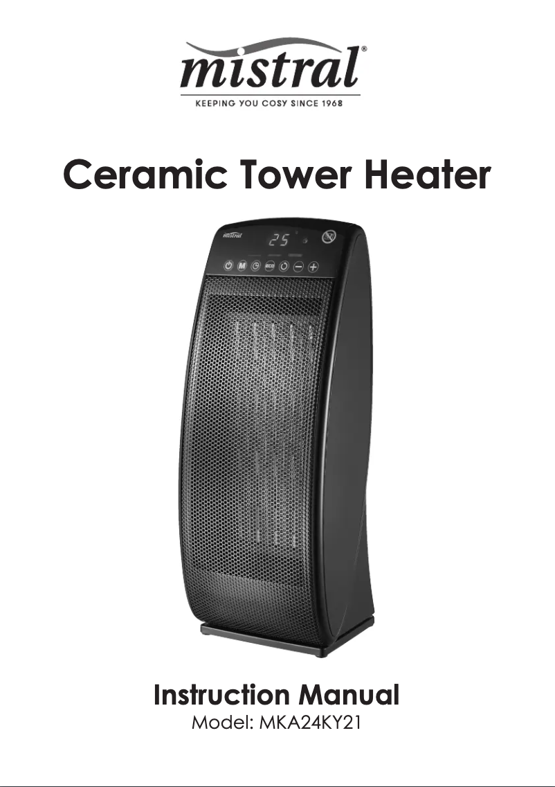 Imagen de la primera página del manual del dispositivo MKA24KY21