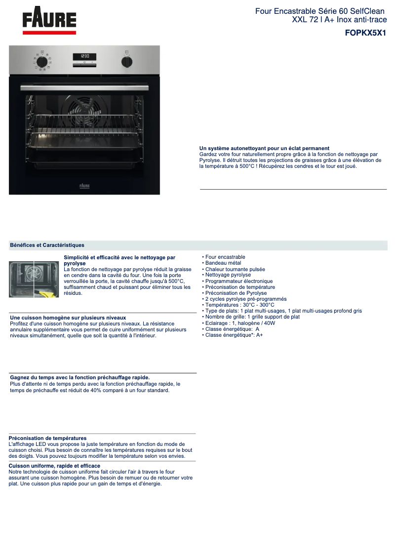 Imagen de la primera página del manual del dispositivo FOPKX5X1