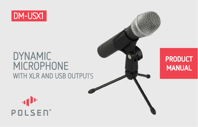 Imagen de la primera página del manual del dispositivo DM-USX1