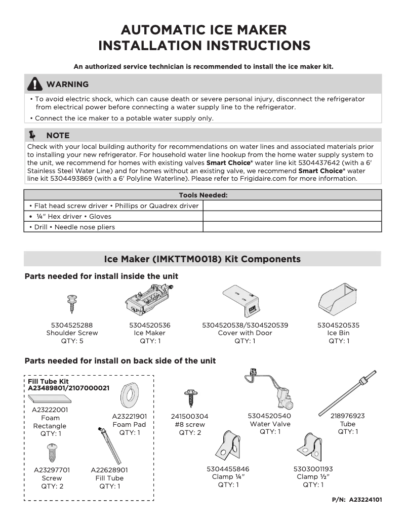 Imagen de la primera página del manual del dispositivo IMKTTM0018