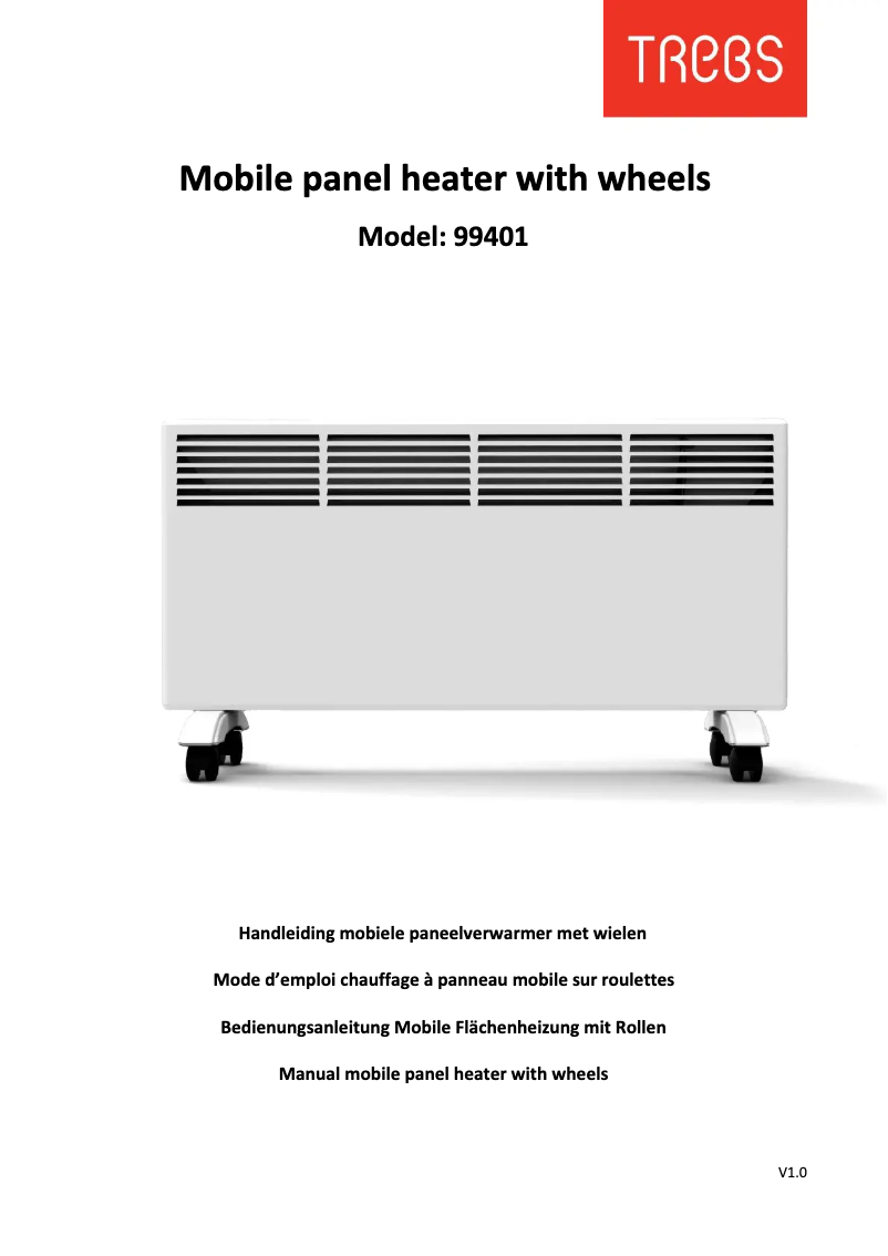 Página 1 del manual Manual de usuario Trebs 99401