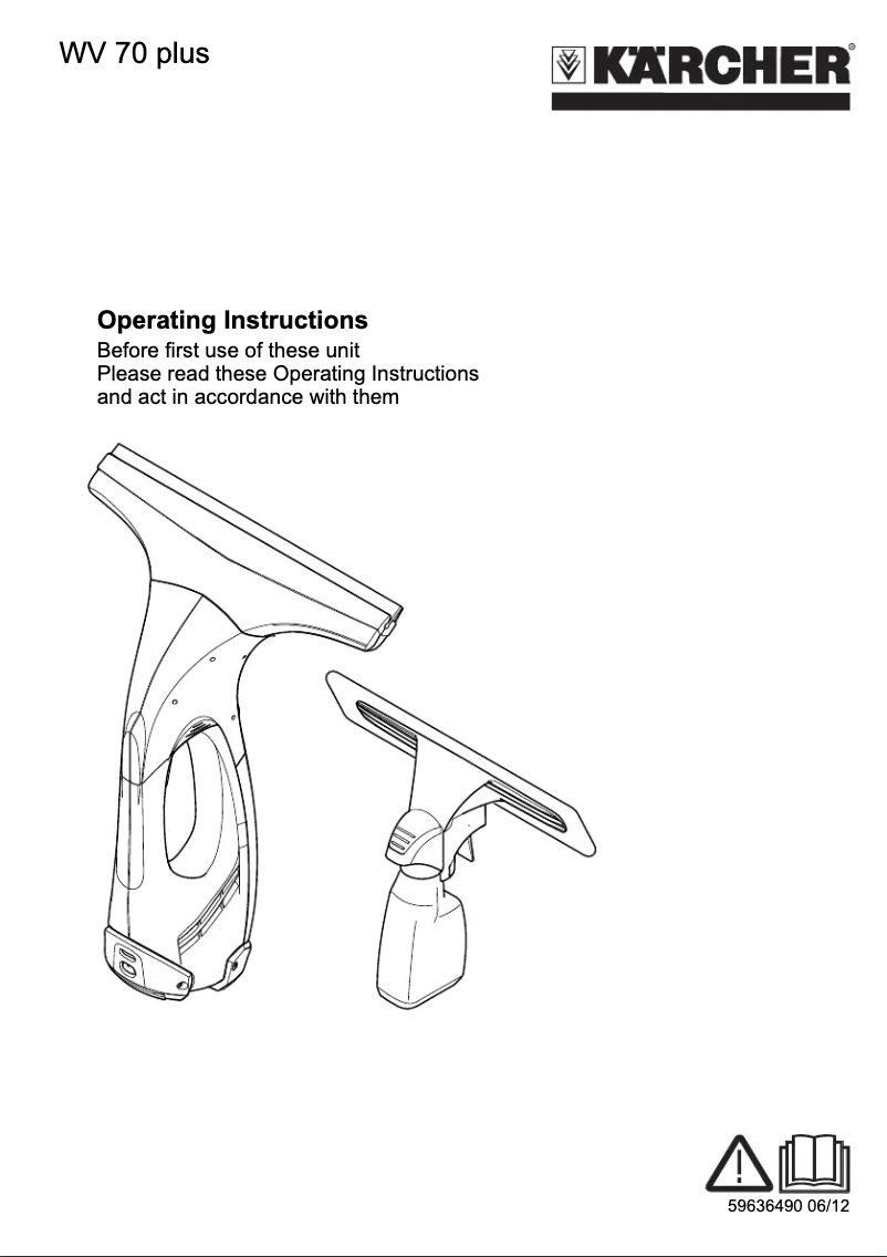 Página 1 del manual Manual de usuario Kärcher WV 50 Plus