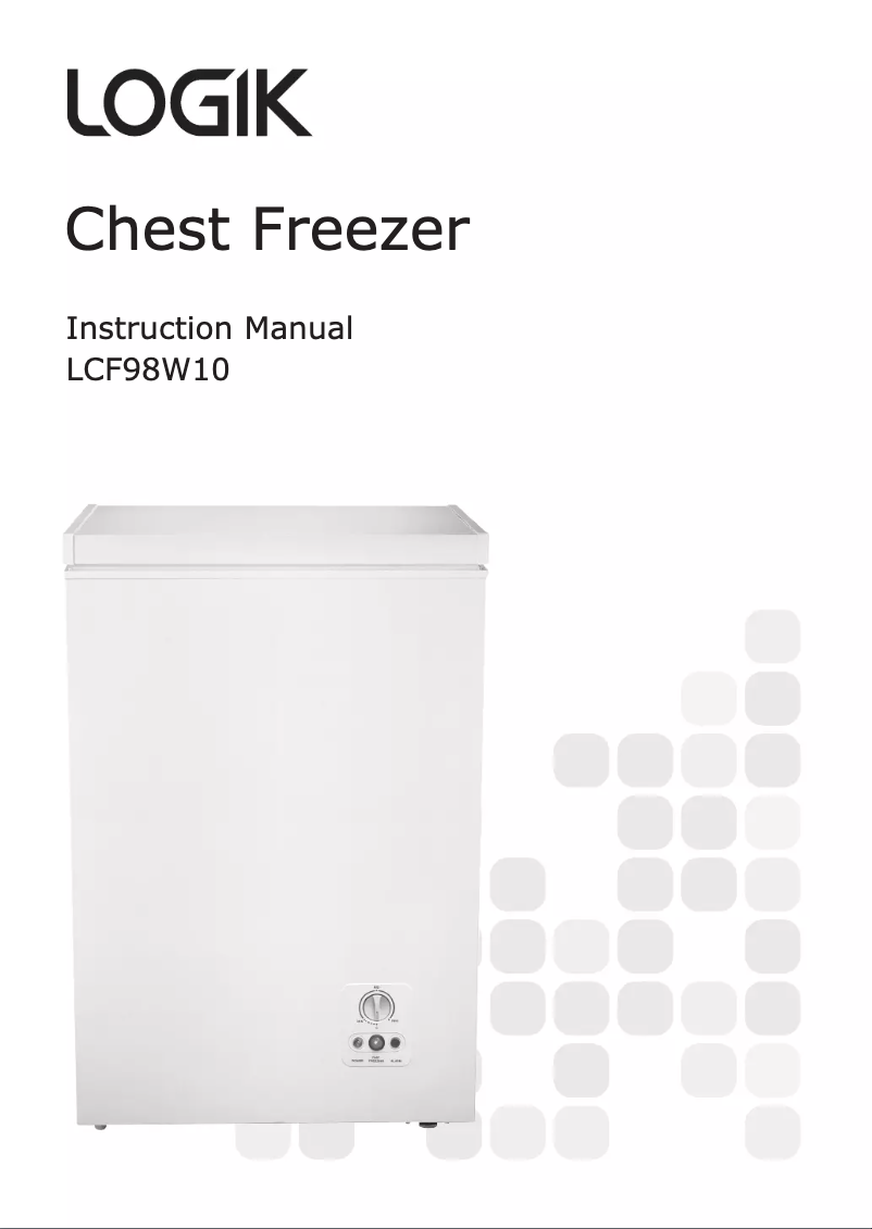Imagen de la primera página del manual del dispositivo LCF98W10