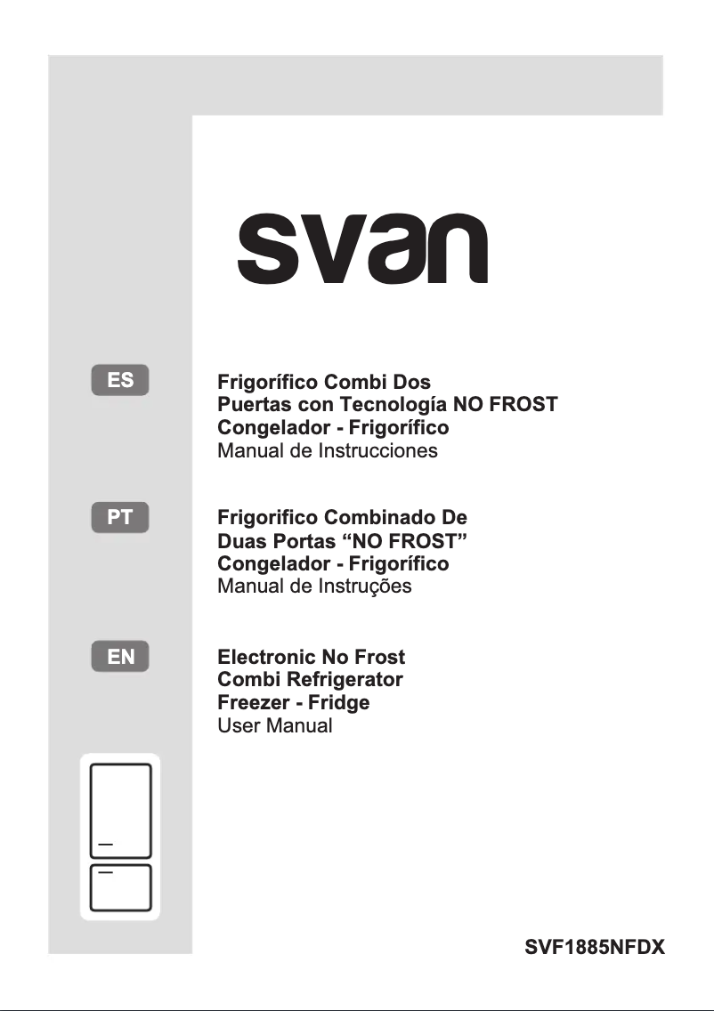 Página 1 del manual Manual de usuario SVAN SVF1885NFDX