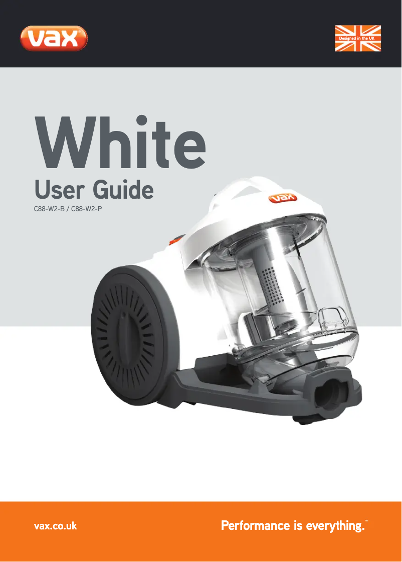 Página 1 del manual Manual de usuario Vax C88-W2-B