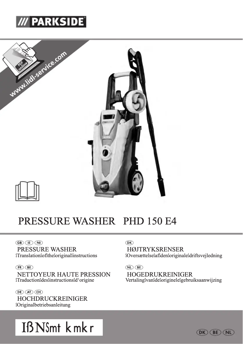 Imagen de la primera página del manual del dispositivo PHD 150 E4