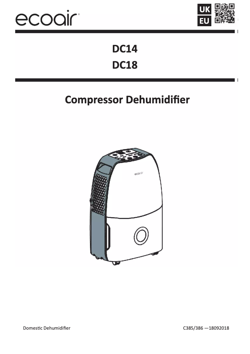 Imagen de la primera página del manual del dispositivo DC14