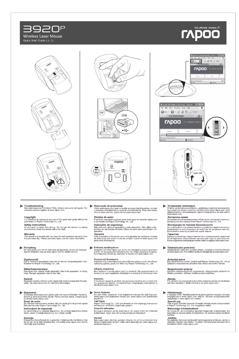 Imagen de la primera página del manual del dispositivo 3920P