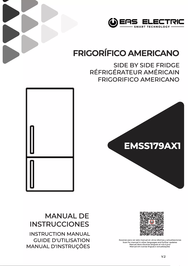 Imagen de la primera página del manual del dispositivo EMSS179AX1