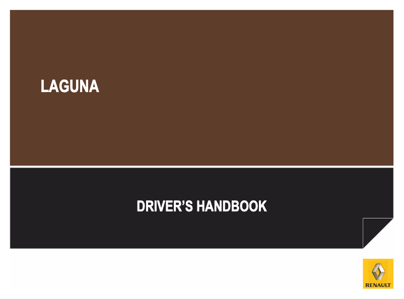 Página 1 del manual Manual de usuario Renault Laguna Tourer (2012)