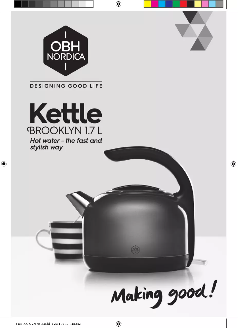 Imagen de la primera página del manual del dispositivo Brooklyn 6415