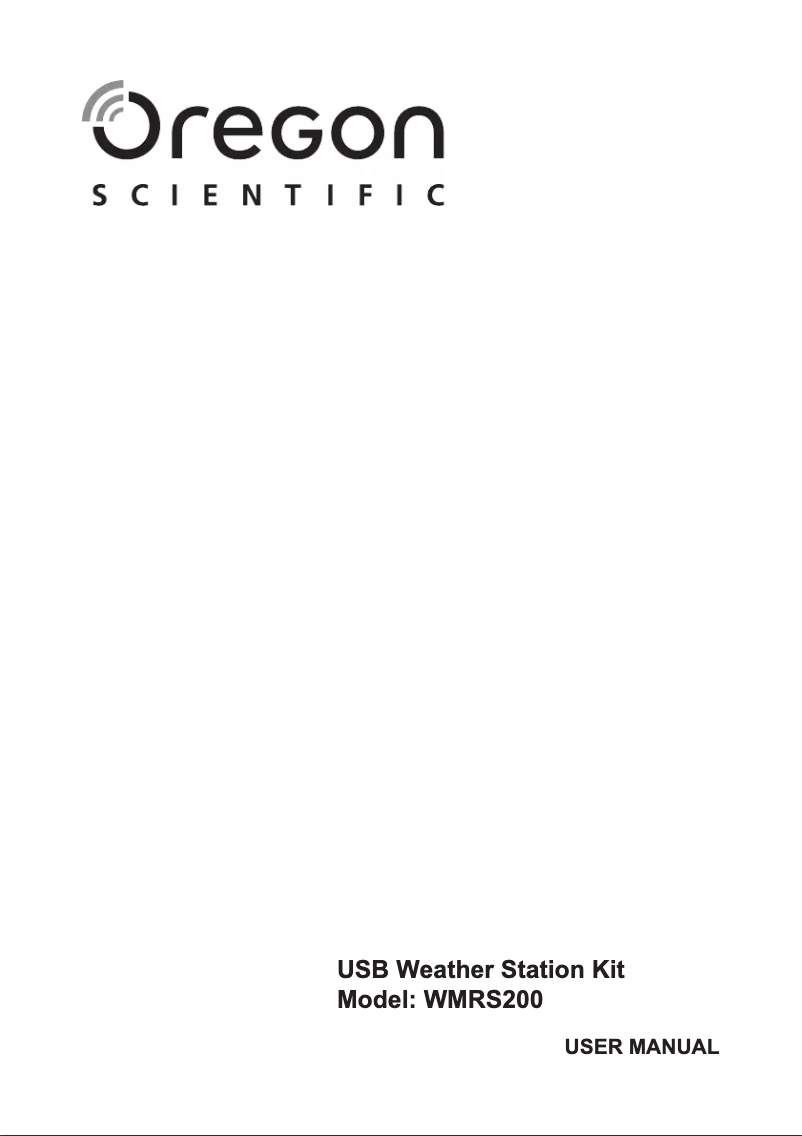 Imagen de la primera página del manual del dispositivo WMRS200