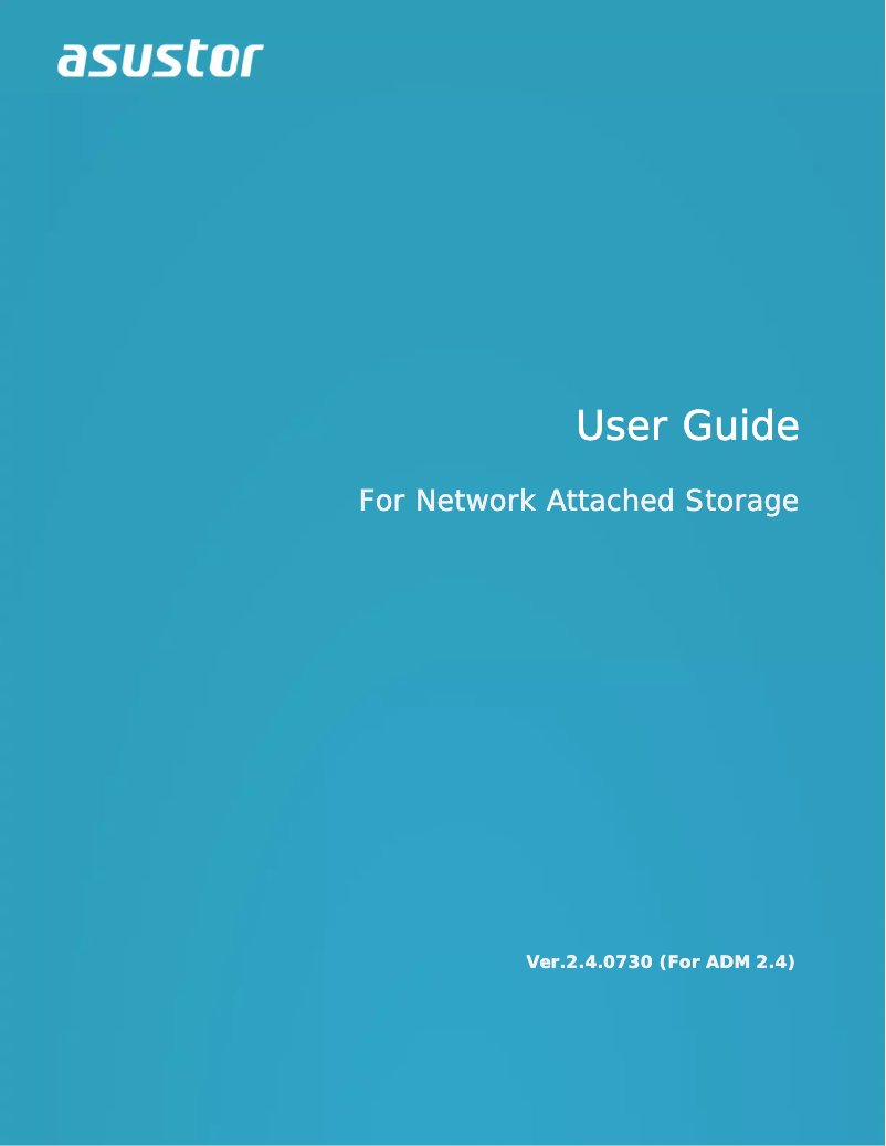 Página 1 del manual Manual de usuario Asustor AS7012RD