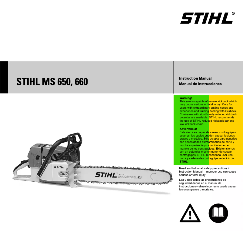 Página 1 del manual Manual de usuario Stihl MS 660