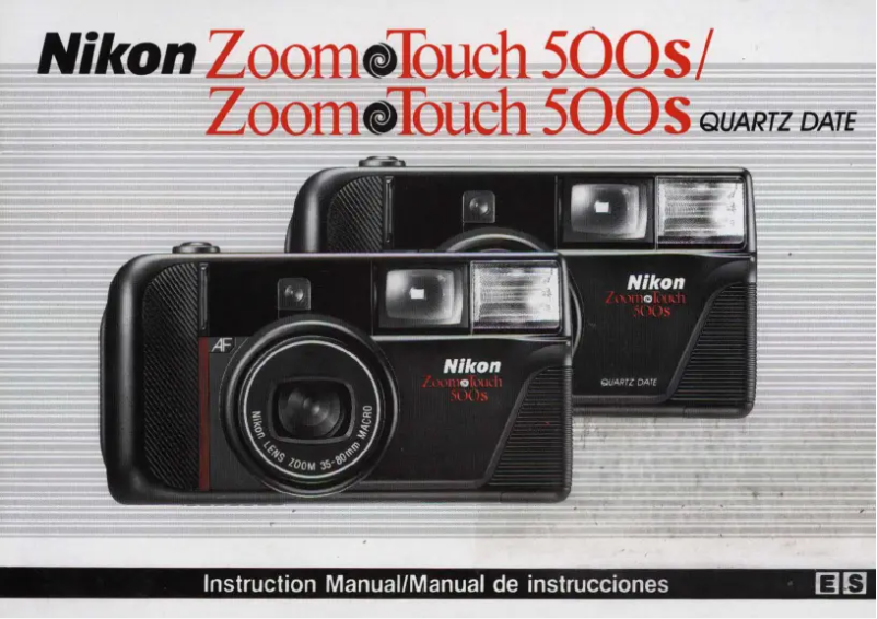 Imagen de la primera página del manual del dispositivo Zoom Touch 500s