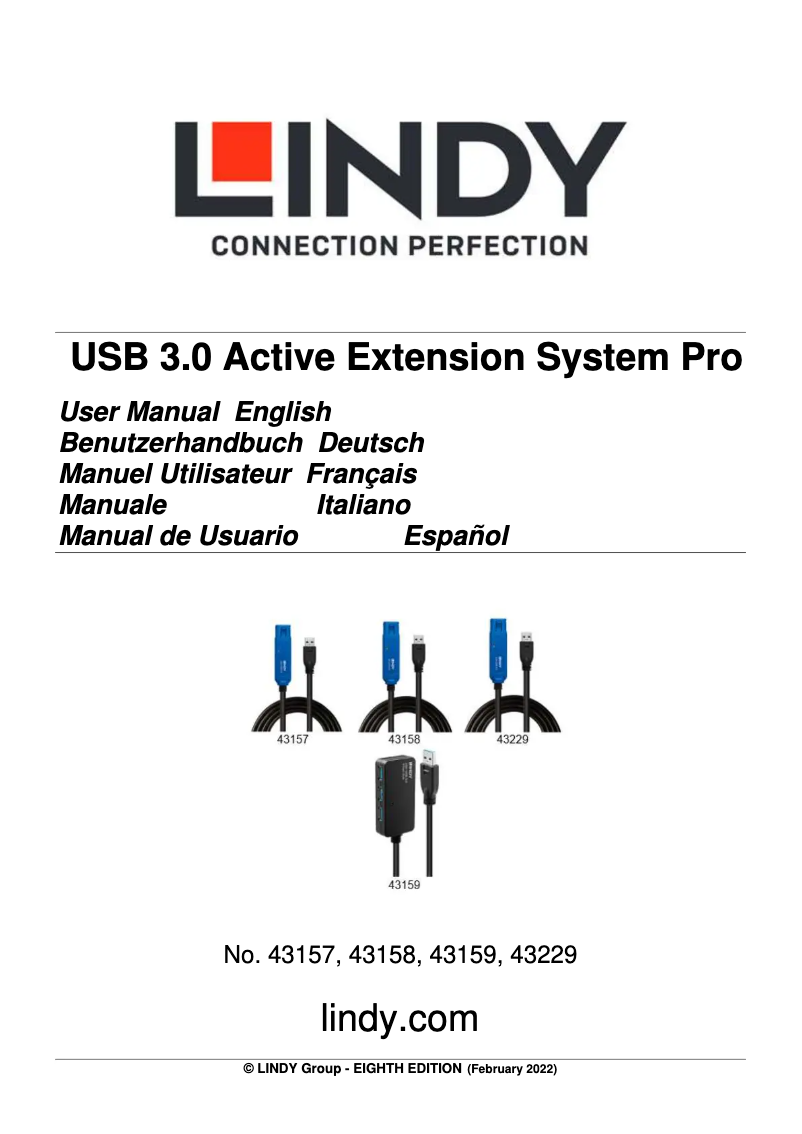 Imagen de la primera página del manual del dispositivo 43159