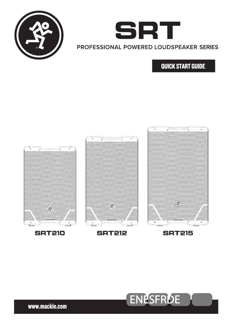Página 1 del manual Guía de inicio rápido Mackie SRT210