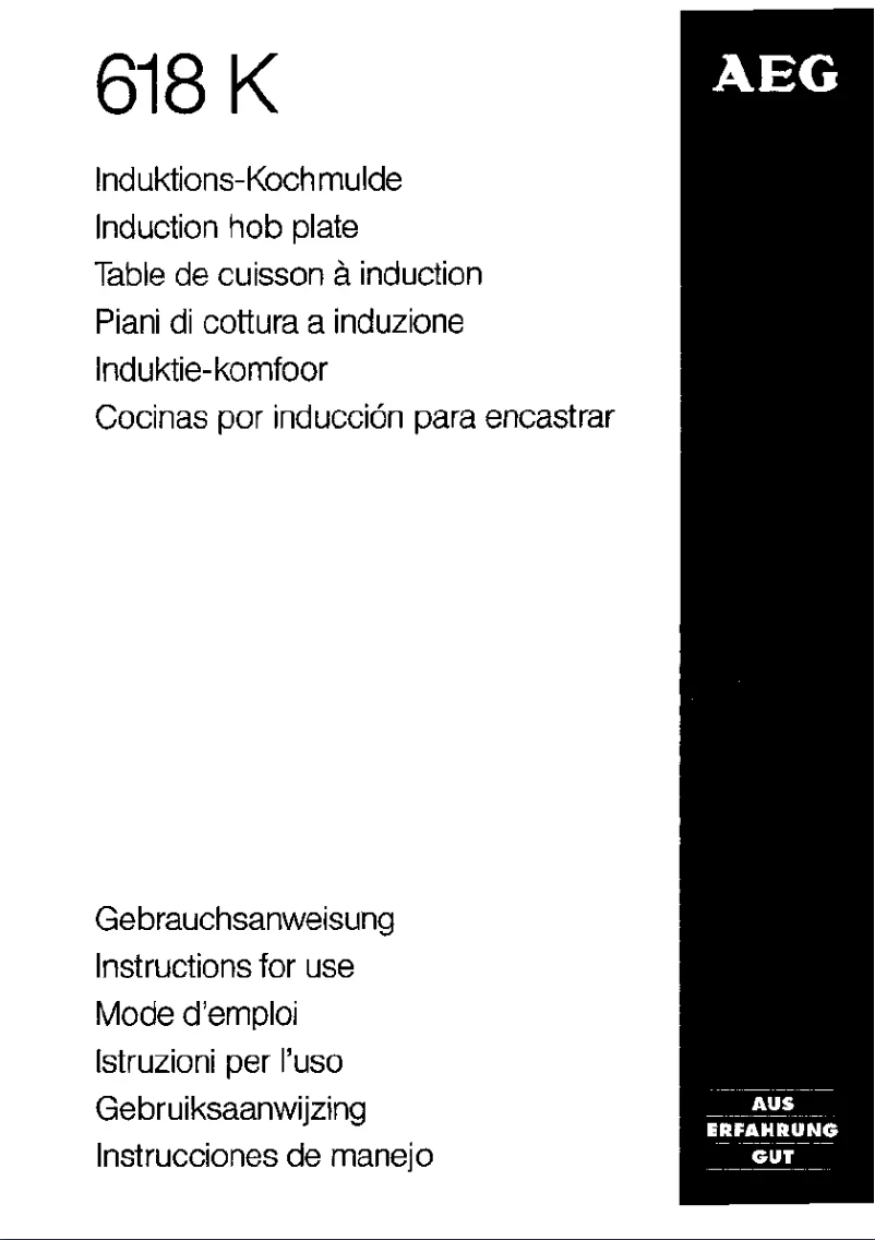 Imagen de la primera página del manual del dispositivo 618K