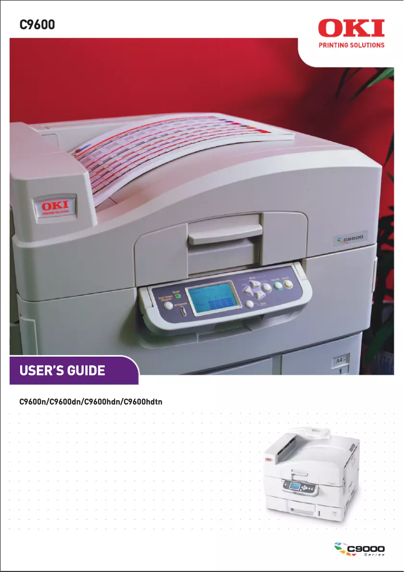 Imagen de la primera página del manual del dispositivo C9600HDN