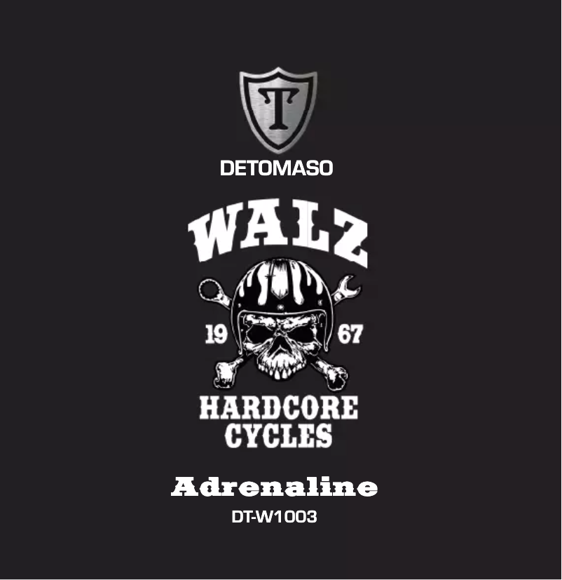 Imagen de la primera página del manual del dispositivo Adrenaline DT-W1003