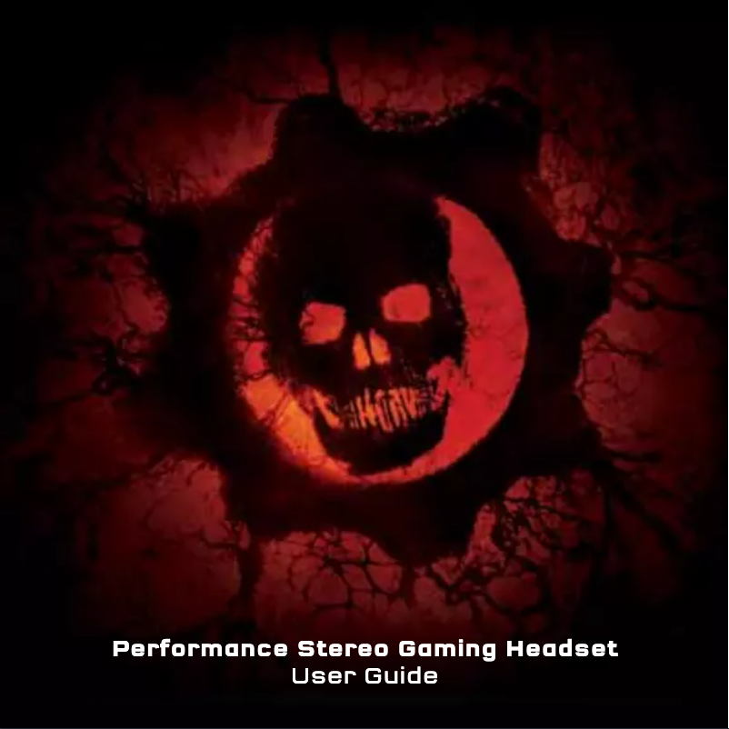 Imagen de la primera página del manual del dispositivo Gears of War 3 Performance Stereo Gaming Headset