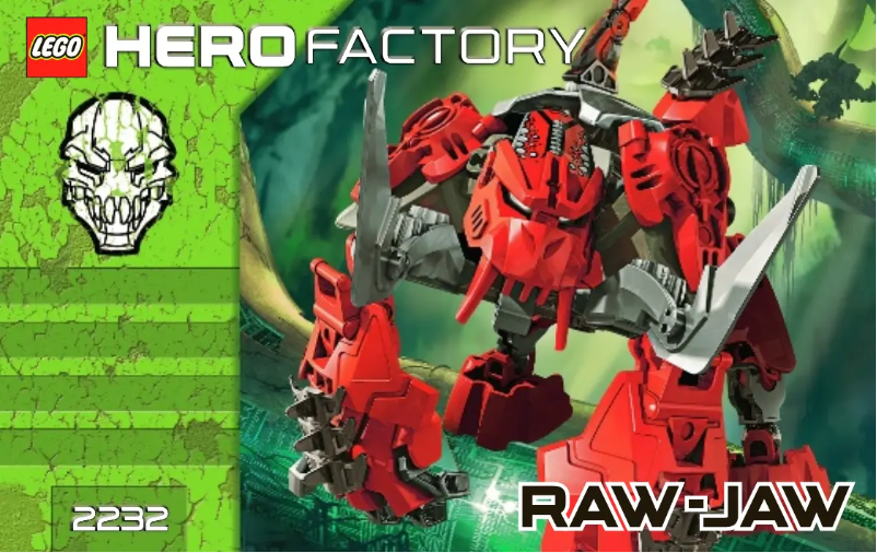 Página 1 del manual Manual de usuario Lego Hero Factory 2232