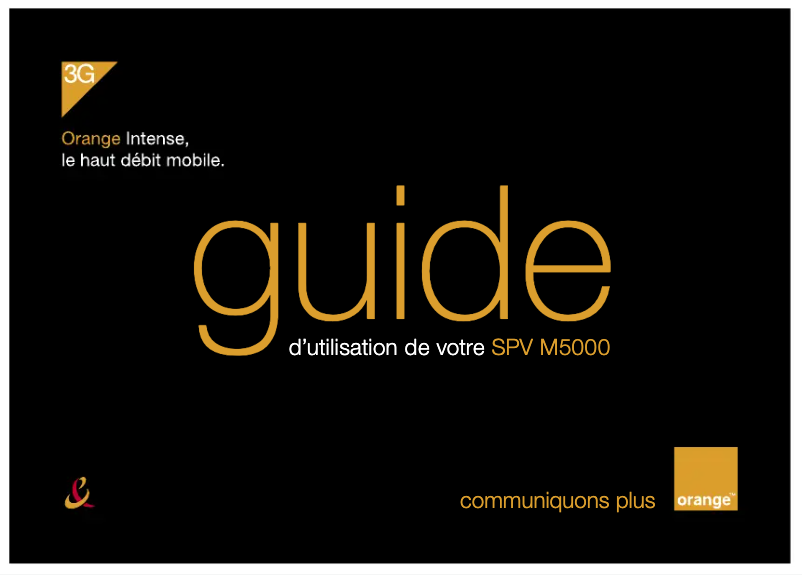 Imagen de la primera página del manual del dispositivo SPV M5000