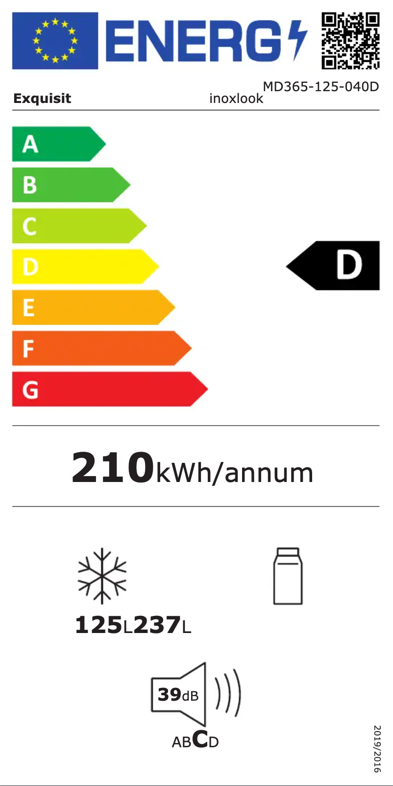 Imagen de la primera página del manual del dispositivo MD365-125-040D