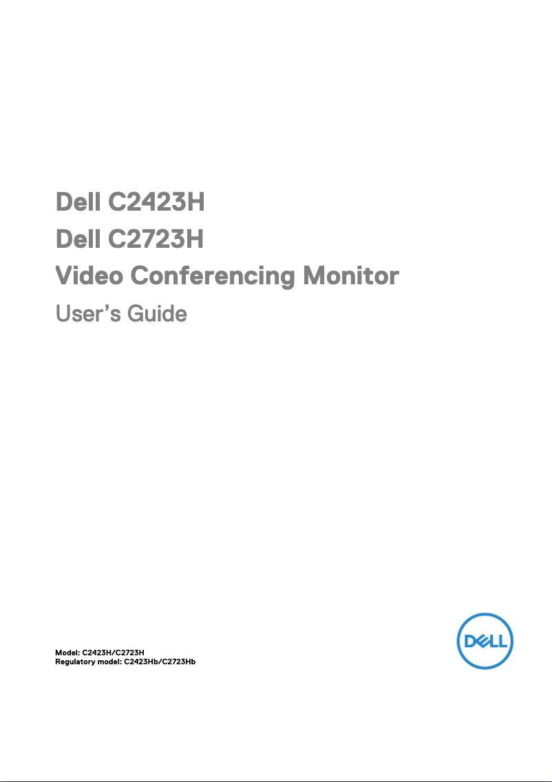 Página 1 del manual Manual de usuario Dell C2423H