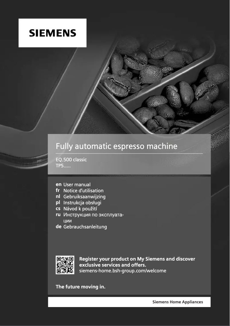 Imagen de la primera página del manual del dispositivo TP505R01