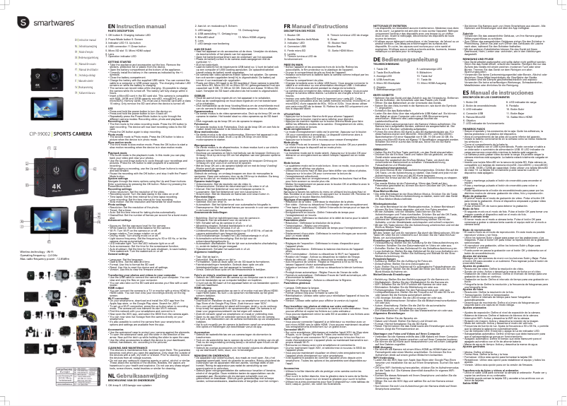 Imagen de la primera página del manual del dispositivo CWR-39002