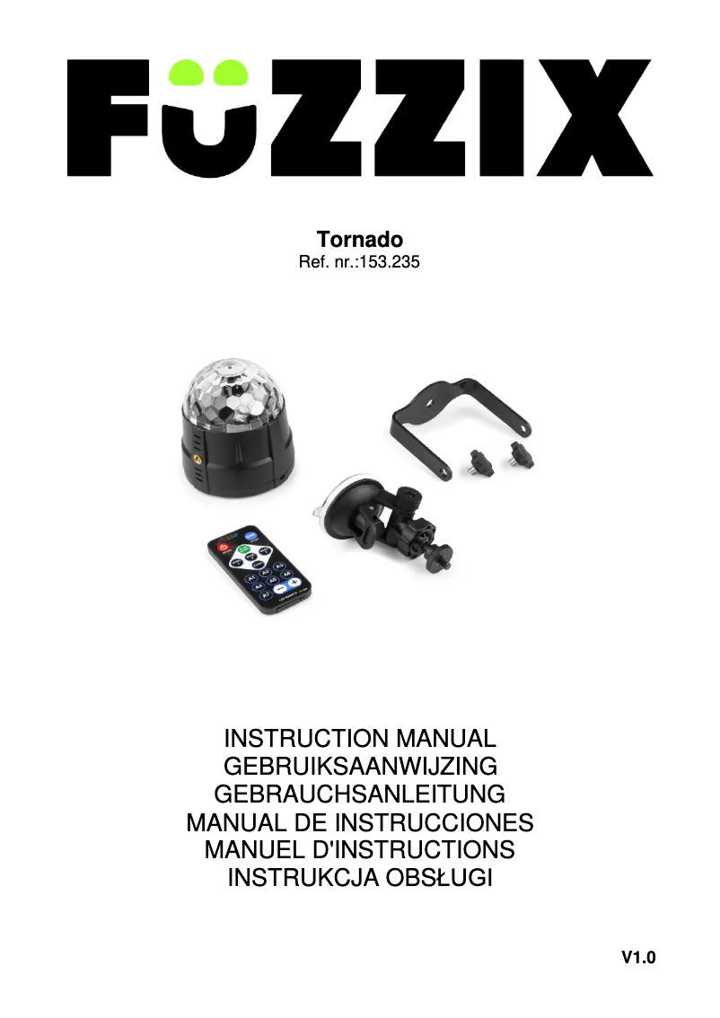 Página 1 del manual Manual de usuario Fuzzix Tornado