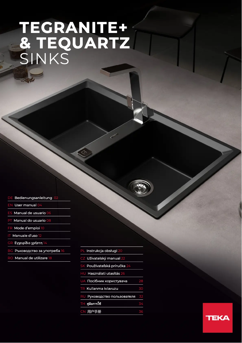 Página 1 del manual Manual de usuario Teka TIGRAN2B1D8041B