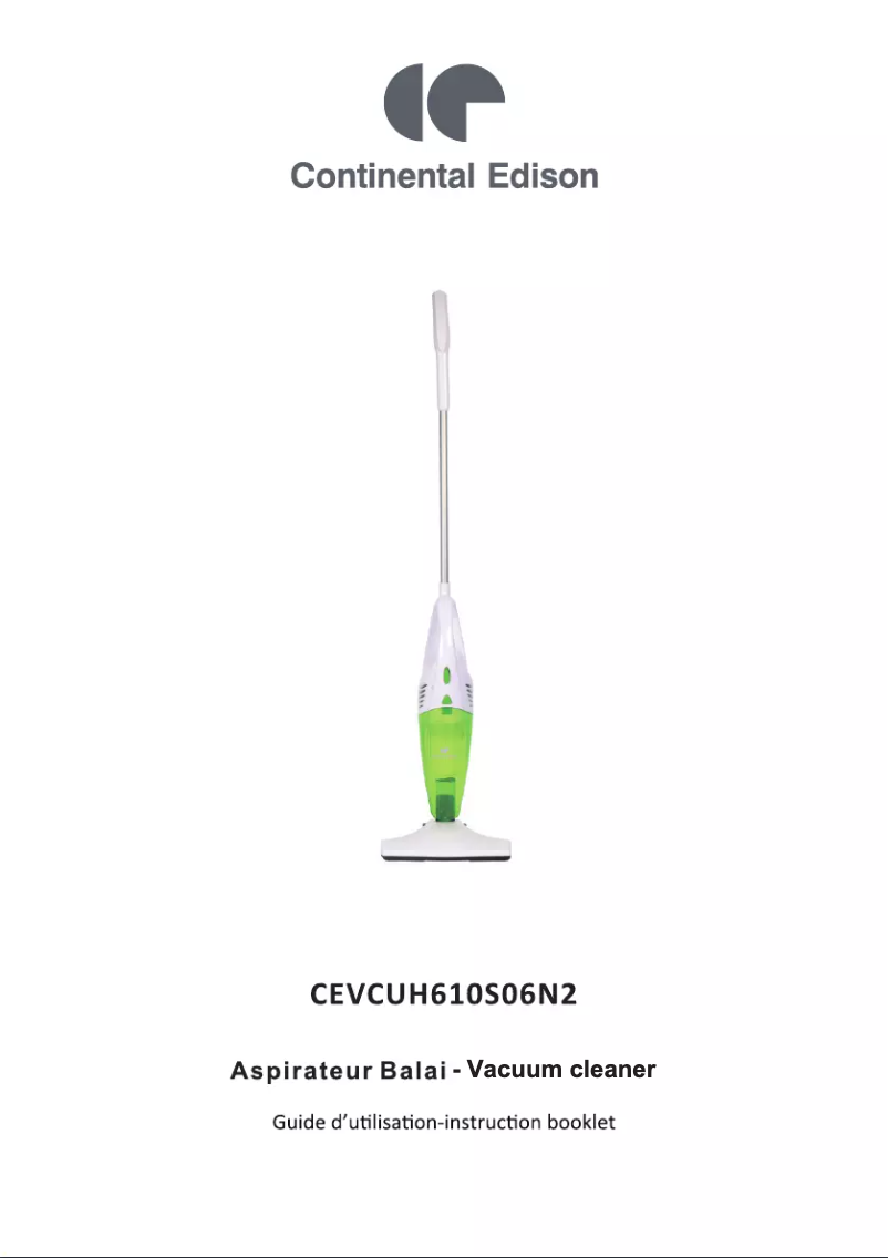 Imagen de la primera página del manual del dispositivo CEVCUH610S06N2