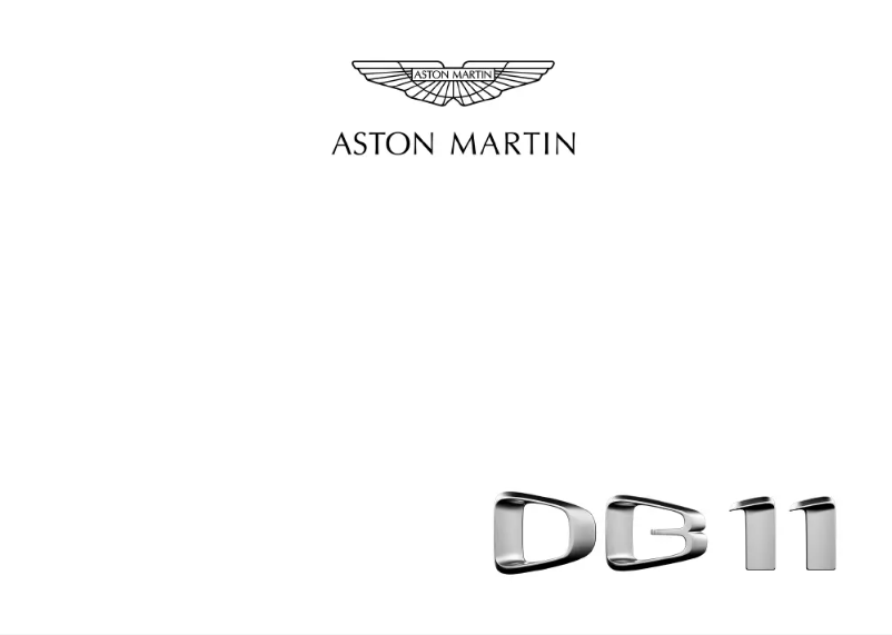 Página 1 del manual Manual de usuario Aston Martin DB11 (2019)