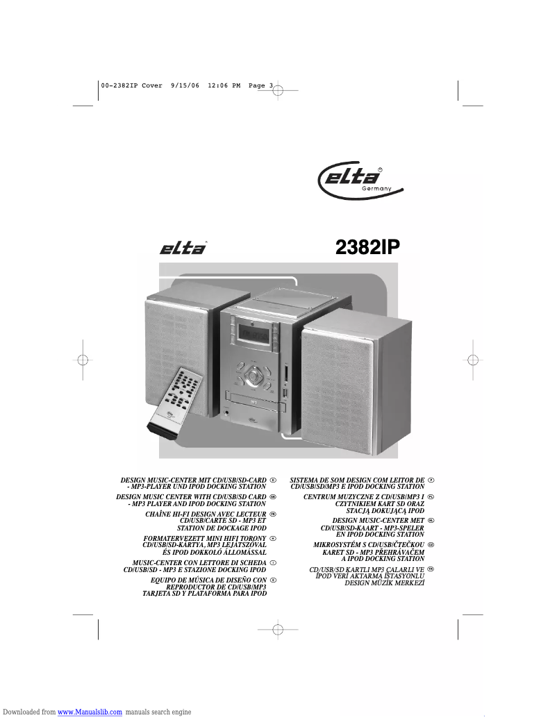 Página 1 del manual Manual de usuario Elta 2382IP