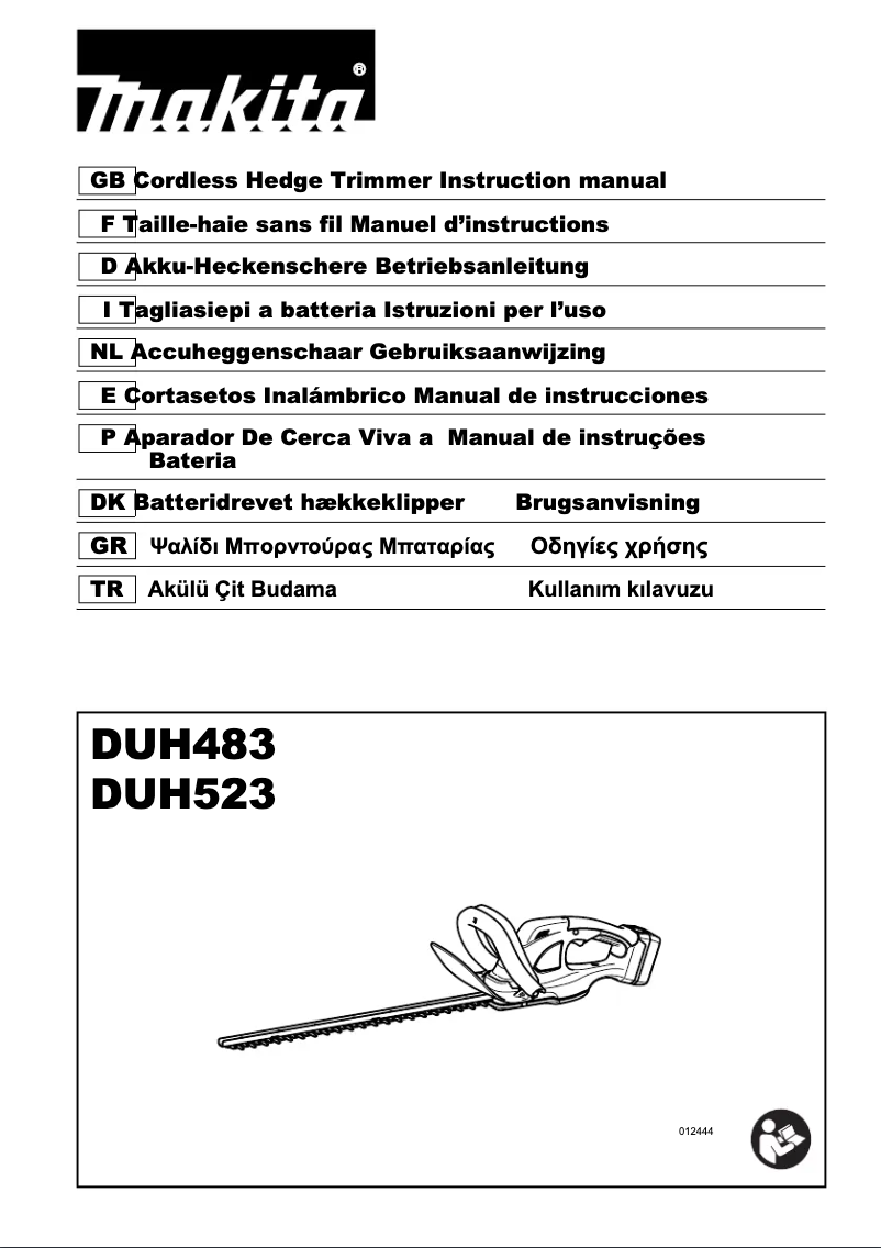 Página 1 del manual Manual de usuario Makita DUH483