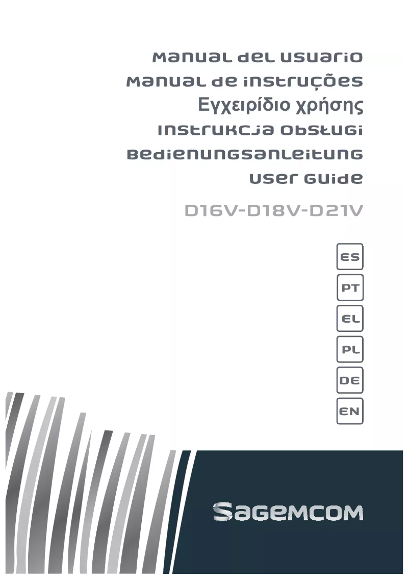 Imagen de la primera página del manual del dispositivo D16V