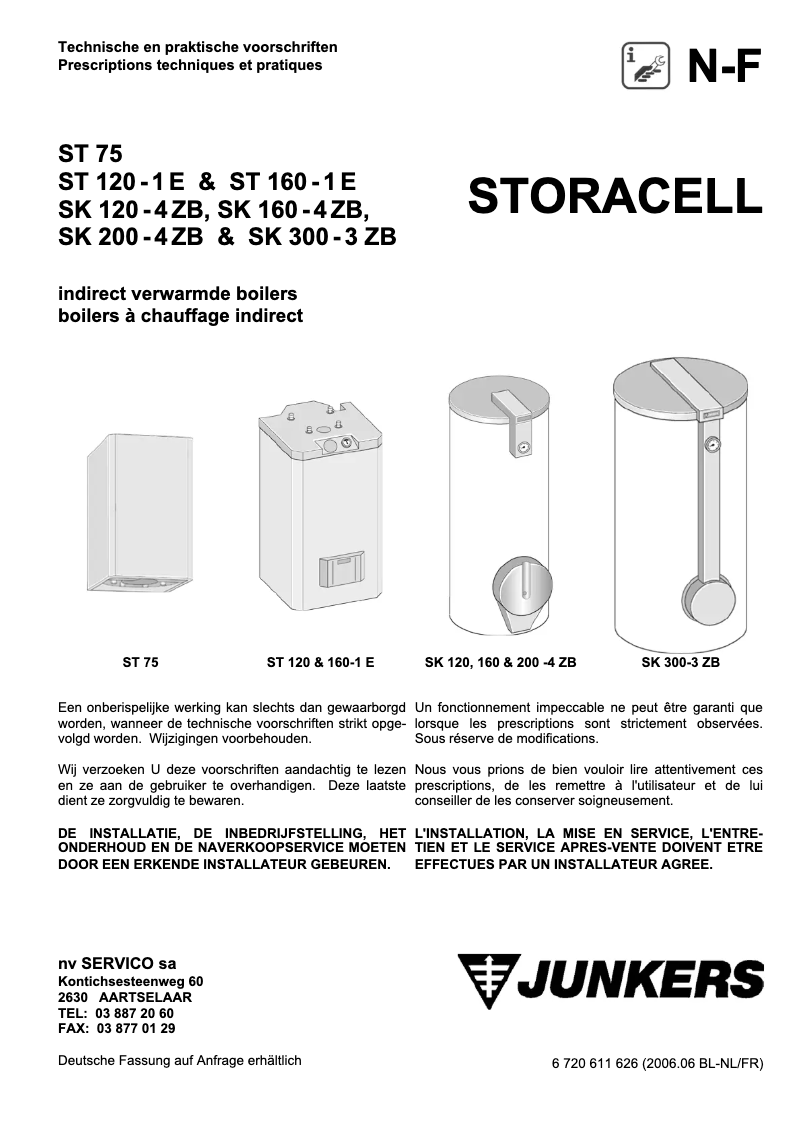 Página 1 del manual Manual de usuario Junkers SK 120-4 ZB