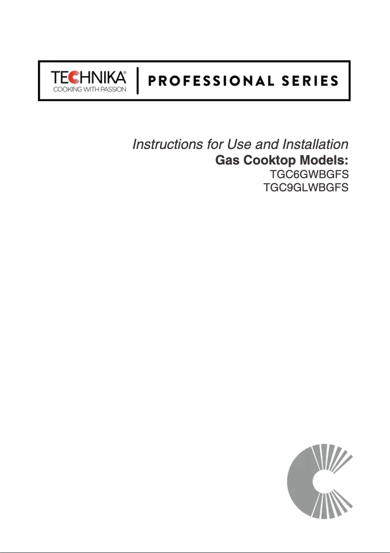 Página 1 del manual Manual de usuario Technika TGC9GLWBGFS