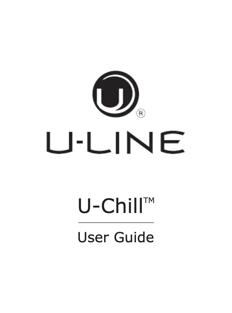 Página 1 del manual Manual de usuario U-Line UCC1A