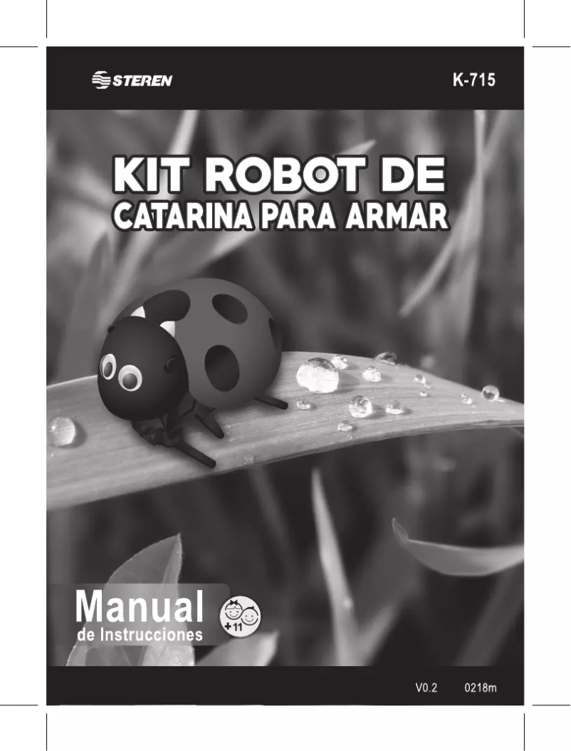 Imagen de la primera página del manual del dispositivo K-715