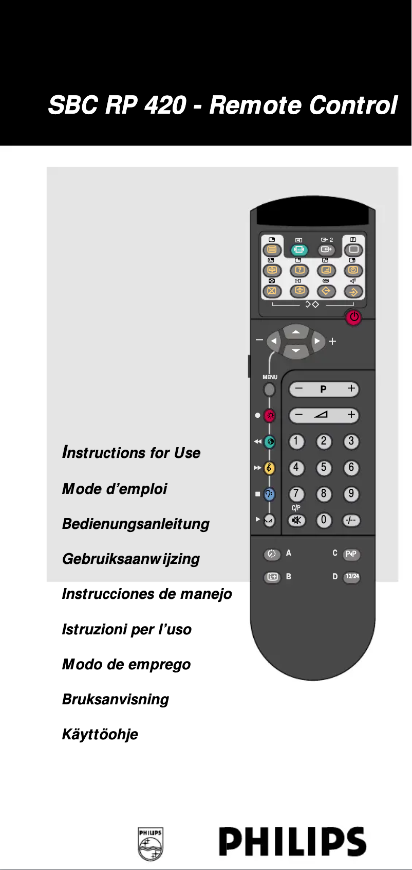 Página 1 del manual Manual de usuario Philips SBC RP 420