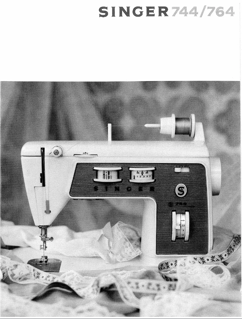 Página 1 del manual Manual de usuario Singer 744