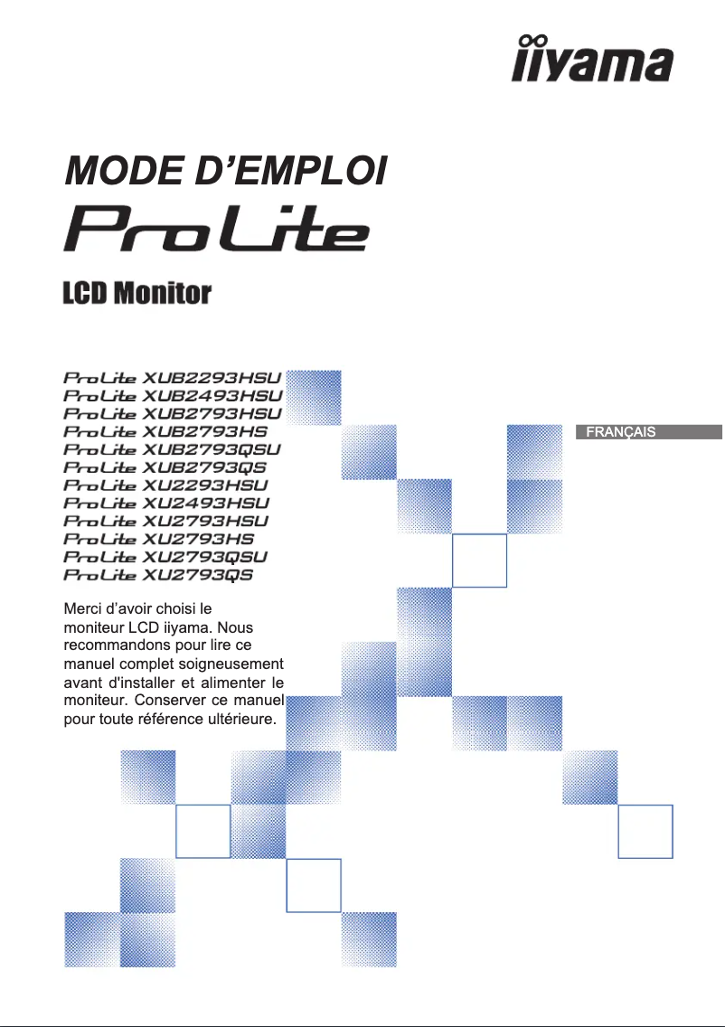 Página 1 del manual Manual de usuario Iiyama ProLite XU2793HSU