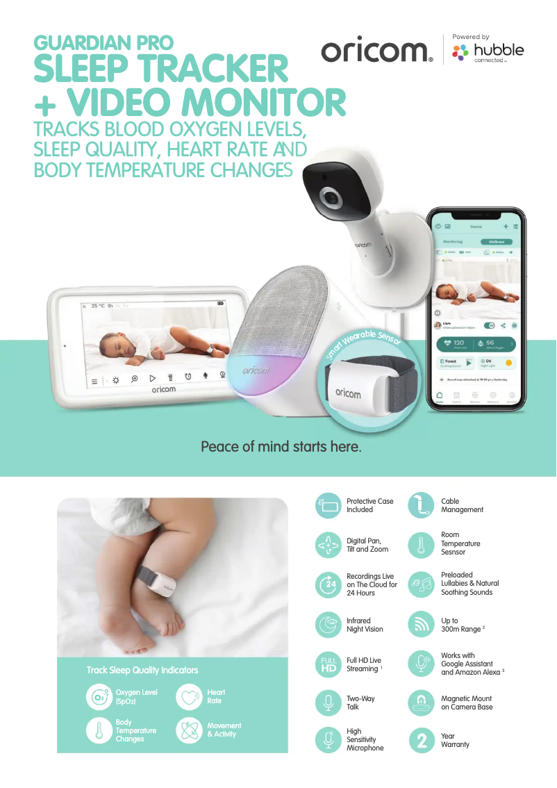 Página 1 del manual Ficha técnica Oricom OBHGPRO