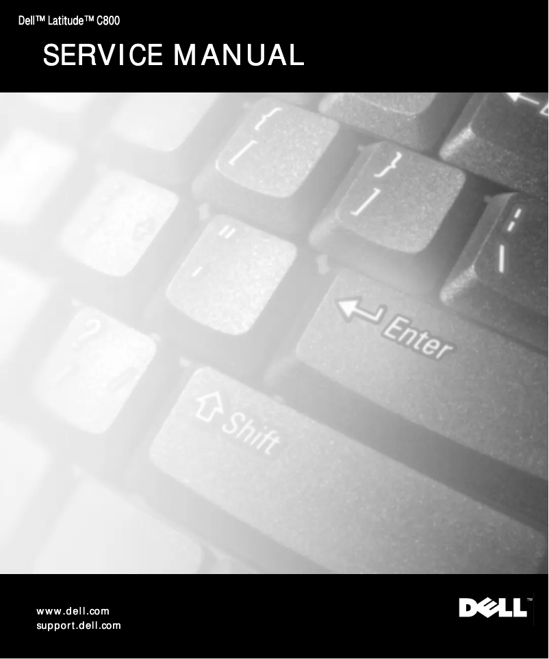 Página nº 1 - Manual de usuario Dell Latitude C800