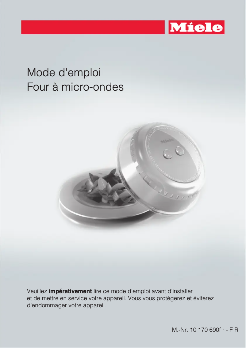 Página 1 del manual Manual de usuario Miele M6260TC